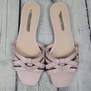 ALDO | gem studded sample strappy sandals